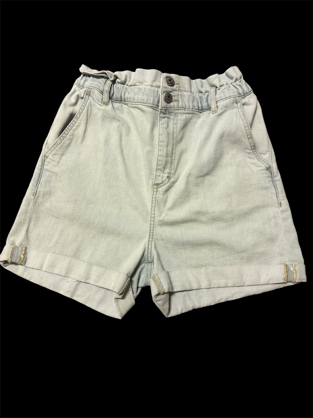 Women’s Light Wash Denim Koton high waist Shorts - Light Blue size M like new